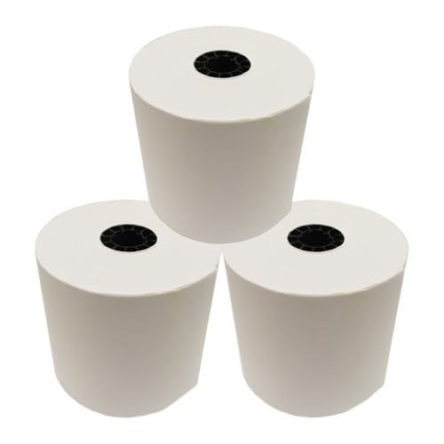 Victor Thermal Paper Roll For Printing Calculators & Cash Registers, 3 Pack, 165 ft (70803)