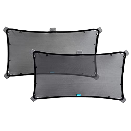 Munchkin® Brica® Magnetic Stretch to Fit™ Sun Shade, Black, 2 Pack