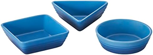 Le Creuset Stoneware Set of 3 Tapas Dishes, Marseille