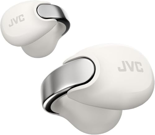 JVC Nearphones Open Ear True Wireless Headphones - Open Ear Earbuds - Bluetooth 5.3-24H Playback - IPX4 Water Resistant - Built-in Mic - Awareness & Comfort - Ear Clip Earbuds - HANP1T