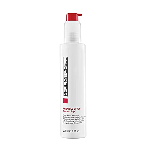 Paul Mitchell Round Trip Curl Defining Serum, Reduces Drying Time For Faster Styling, For Wavy + Curly Hair, 6.8 Fl Oz