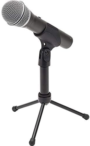Samson Technologies Q2U USB/XLR Dynamic Microphone Recording and Podcasting Pack (Includes Mic Clip, Desktop Stand, Windscreen and Cables), Silver