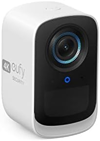 eufy Security eufyCam 3C Add-on Camera, Security Camera Outdoor Wireless, 4K Camera with Expandable Local Storage, Face Recognition AI, Spotlight, No Monthly Fee, Requires HomeBase 3 (Renewed)