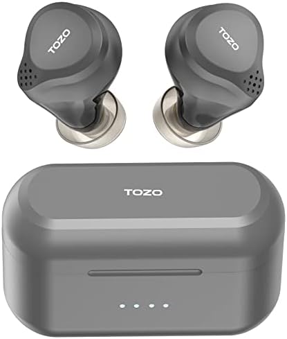 TOZO NC7 All-Function Hybrid Active Noise Cancelling Wireless Earbuds, Bluetooth 5.3 Headphones with Ultra Long 72H Playtime, in-Ear Detection, App Customization, Immersive Sound Deep Bass Headset