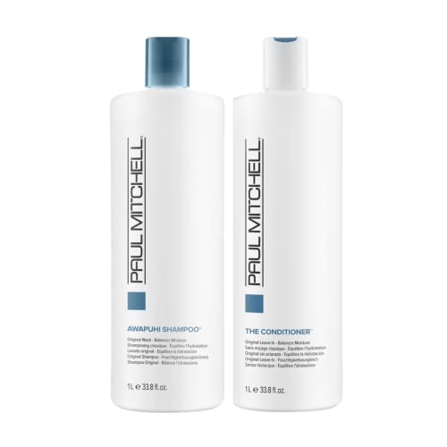 Paul Mitchell Original Awapuhi Shampoo and The Conditioner Duo, Balances Moisture, For All Hair Types