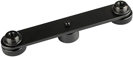CAMVATE Double Microphone Mounts Bracket T-bar - 1958