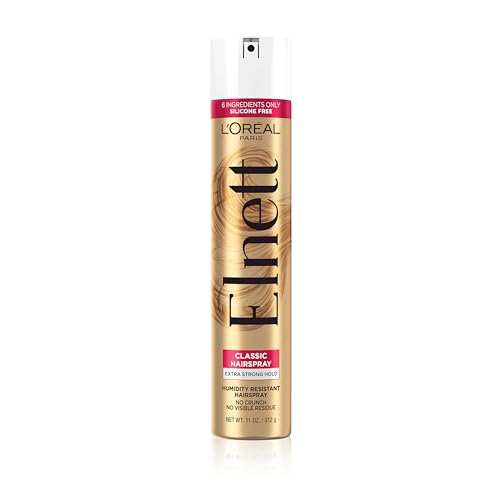L'Oreal Paris Elnett Satin Extra Strong Hold Color Treated Classic Hairspray, 11 oz