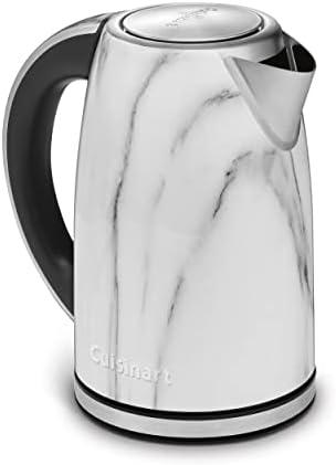 Cuisinart JK17-MTG Electric Cordless 1.7-Liter Tea Kettle, Marble- Certified Refurbished