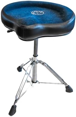 Nitro Gas Drum Throne with Original Saddle, Blue