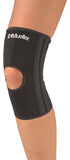 Mueller Elastic Open Patella Knee Stabilizer Sleeve, For Men and Women, Black, S/M