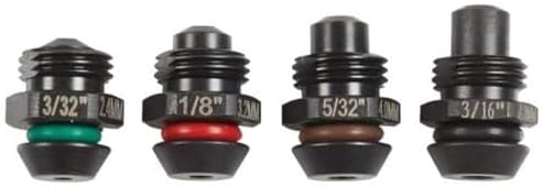 Milwaukee Rivet Nose Pieces (3/32, 1/8, 5/32, 3/16)