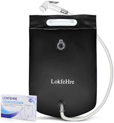 Bedside Shower Water Bag - 2.5 GL Portable Water Shower Bag For Hair Washing In Bed. Use with Inflatable Shampoo Basin, Inflatable Hair Washing Basin, Inflatable Bathtub For Elderly