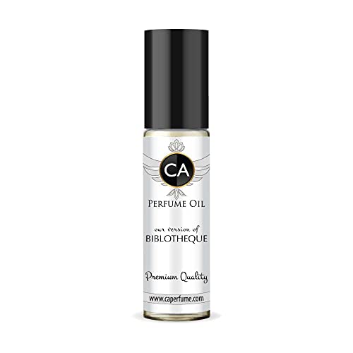 CA Perfume Club Impression of Byrd Biblotheque For Women & Men Replica Fragrance Body Oil Dupes Alcohol-Free Essential Aromatherapy Sample Travel Size Concentrated Long Lasting Roll-On 0.3 Fl Oz/10ml