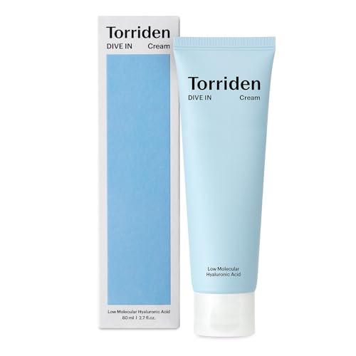 Torriden DIVE IN Cream 80ml (2.71 fl. oz.) | Facial Moisturizer for Sensitive, Oily Skin | Lightweight and Moistrul Creamy Texture | Hyaluronic Acid Cream, Allantoin