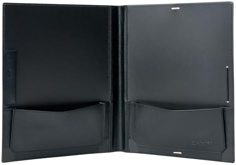 Protec Fusion Music Folder with Elastic Band Closure, Black, Model F4E