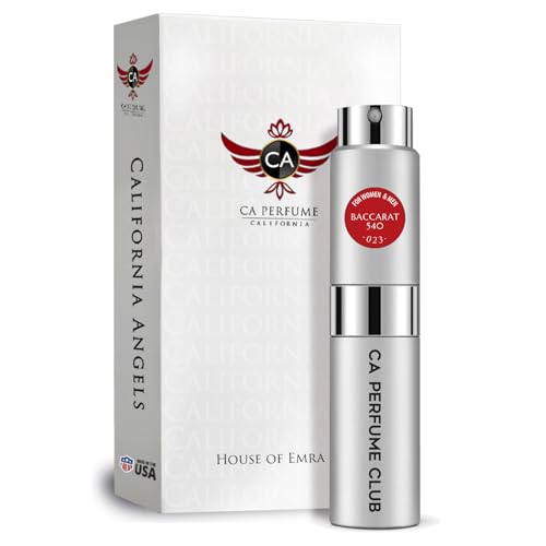 CA Perfume Impression of Baccarat 540 For Men Replica Version Fragrance Dupes Eau de Parfum Spray 0.27 Fl Oz/8ml-X1