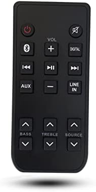 Replacement Remote Control RTS7010B for RCA Soundbar RTS7116S RTS7010BR6 RTW711WS RTS7010BGE6 RTS7131B RTS7113WS RTS739BWS