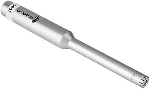 Dayton Audio EMM-6 Precision Omnidirectional Electret Condenser Microphone for Room Acoustic Analyzers and Audio Measurement Systems, Calibration Data File with Response Graph Included