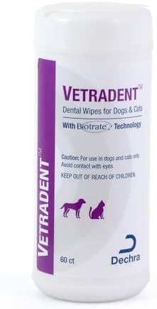 Dental Wipes for Dogs and Cats, 60ct