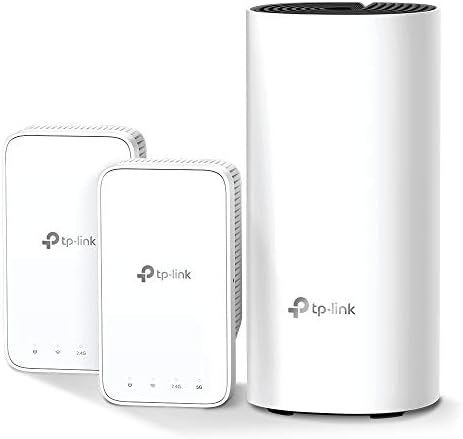 TP-Link Deco Mesh WiFi System(Deco M3) –Up to 4,500 sq.ft Whole Home Coverage, Replaces WiFi Router/Extender, Plug-in Design, Works with Alexa, 3-Pack