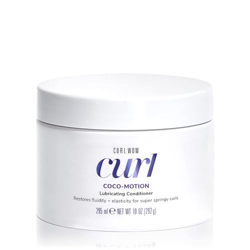 COLOR WOW Curl Wow Coco-motion Lubricating Conditioner – Weightless conditioner instantly moisturizes deep inside strands for silky-soft, bouncy, springy curls