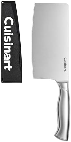 Cuisinart 7" Stainless Steel Cleaver with Blade Guard