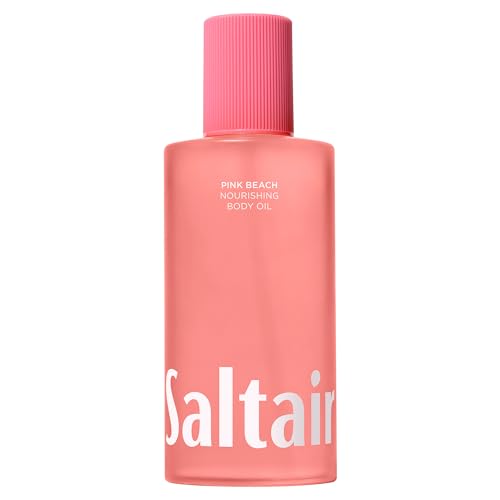 Saltair - Pink Beach Body Oil - Jumbo Size Nourishing Body Moisturizer - 10 Fl Oz