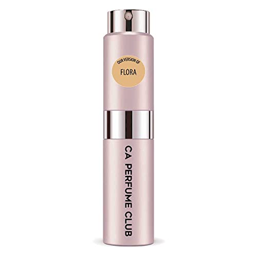 CA Perfume Impression of Flora For Women Replica Version Fragrance Dupes Concentrated Long Lasting Eau de Parfum Spray Refillable Atomizer Bottle 0.27 Fl Oz/8ml-X1