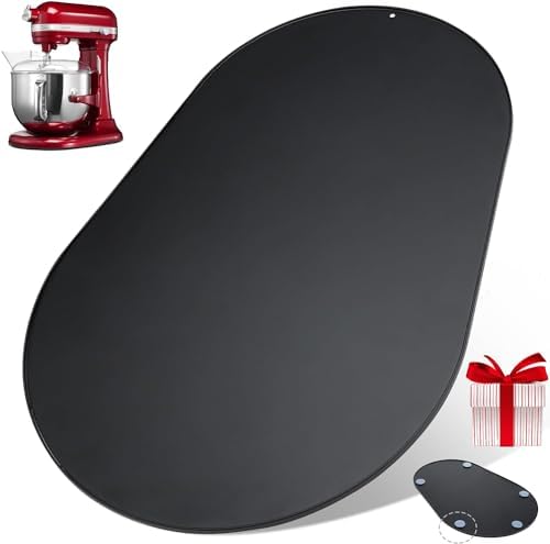 Metal Sliding Mat for KitchenAid Stand Mixer 5-8 Qt,Sliding Tray Slide Tray Mixer Mover Mixer Slider for Bowl-lift Stand Mixer, KitchenAid Artisan Bowl-lift Mixer, KitchenAid Classic