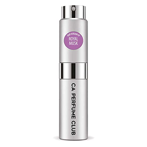 CA Perfume Impression of Emra Royal Musk For Women & Men Fragrance Concentrated Long Lasting Eau de Parfum Spray Refillable Glass Atomizer Bottle 0.27 Fl Oz/8ml-X1