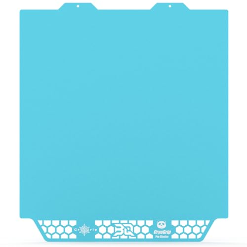 BIQU CryoGrip Pro Glacier Panda Build Plate for Bambu-Lab A1 Mini 3D Printer, Double-Sided Fine Textured Spring Steel Sheet, Firm Adhesion,184x184mm, 1 Piece