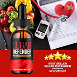 Sugar Defender Drops - Official Formula - Sugar Defender Supplement Drops Extra Strength Advanced Formula, Sugar Defender 24 Liquid Drops, SugarDefender with Chromium Support, New 2023 (3 Bottle)