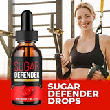 Sugar Defender Drops - Official Formula - Sugar Defender Supplement Drops Extra Strength Advanced Formula, Sugar Defender 24 Liquid Drops, SugarDefender with Chromium Support, New 2023 (3 Bottle)