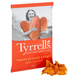 TYRRELLS Lightly Sea Salted Sweet Potato Crisps, 125g