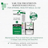 2 NAIL TEK Maintenance Plus Polish for Strong Healthy Nails 0.5 oz