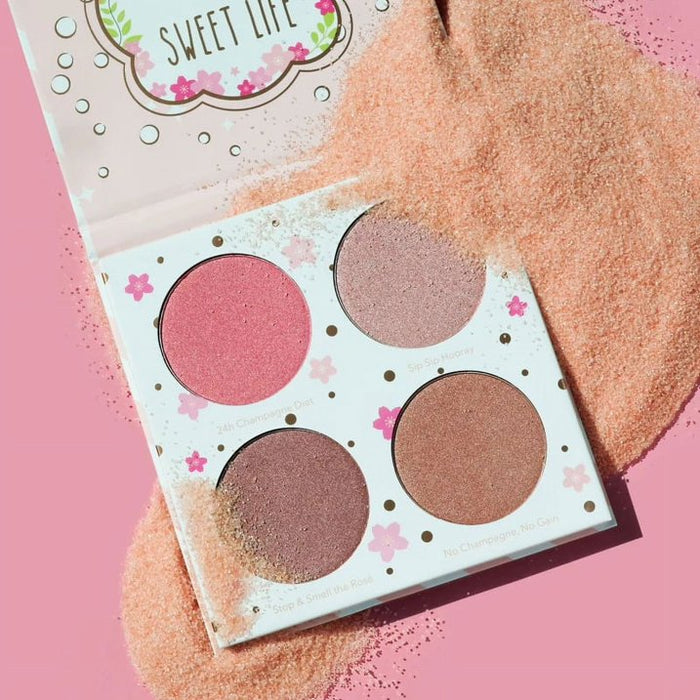 BEAUTY BAKERIE Cotton Candy Champagne Blushlighter Palette - Full Size