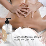 Lulu Massage Oil with Fractionated Coconut Oil.16 Ounce … (Vanilla)