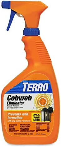 TERRO T2360 Ready-to-Use Spider Cobweb Eliminator and Repellent Spray - Prevent Spiderweb Formation
