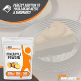 BulkSupplements.com Pineapple Powder - Pineapple Fruit Powder, for Flavoring & Smoothies - Unsweetened & Gluten Free, 500mg per Serving, 250g (8.8 oz) (Pack of 1)