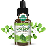 PURA VIDA MORINGA Moringa Leaf Extract Drops - Moringa Oleifera Leaf Extract | Pairs Well Capsules and Moringa Powder. 2oz