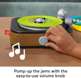 Fisher-Price Musical Toy, Rockin’ Record Player for Preschool Pretend Play for Kids Ages 3+ Year