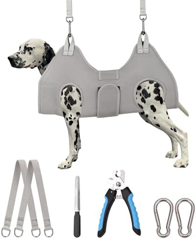 Dog Grooming Hammock,XX-Large Dog Sling for Nail Trimming, Dog Nail Cl