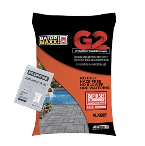 GATOR MAXX G2 Intelligent Polymeric Sand (Beige) 50 Lb Bg with Home and Country USA's Professional Contractor Tip