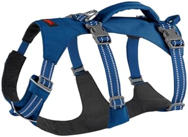 Tuff Pupper Escape Proof Dog Harness for Medium Dogs | No Pull Lightweight Adjustable Harness | No Escape Multifunctional Outdoor Pet Gear | Strong Durable Breathable | Secure Comfortable Fit