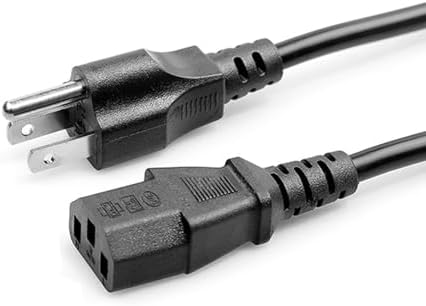 13.2Ft Universal 3 Prong AC Treadmills Power Cord for Horizon Fitness Treadmills Ellipticals, Superfit, BowFlex Treadmills, Sole Treadmills,Goplus,Optoma Projector,Amplifier Power Cable Replacement