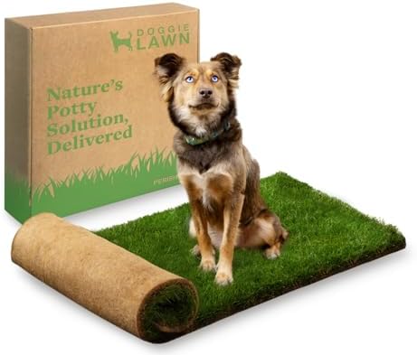 DoggieLawn Real Grass Disposable Potty Training Puppy Pads - 48 x 24 Inches, Grass Pee Pads for Puppies & Dogs