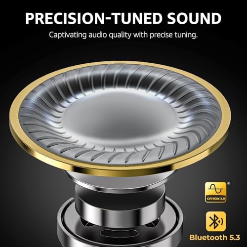 TOZO T10 (Ergonomic Edition) Wireless Earbuds Bluetooth 5.3 Headphones, App Customize EQ, Ergonomic Design, 55H Playtime, Wireless Charging Case, IPX8 Waterproof Sound in-Ear Headset, 2025 New Version