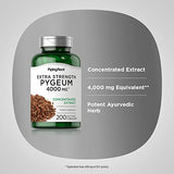 Pygeum Supplement 4000 mg | 200 Capsules | Pygeum Africanum Bark Extract | Extra Strength | Non-GMO, Gluten Free | by Piping Rock