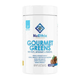 NuEthix Formulations Gourmet Greens Drink Powder Dietary Supplement with Fruit and Vegetable Superfoods and Probiotics, Espresso, 27 Servings