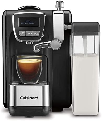 Cuisinart EM-25 Defined, Cappuccino & Latte Espresso Machine, 13.5"(L) x 8.0"(W) x 10.0"(H), Black (Renewed)